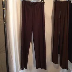 Brown stretch knit pants like st.johns material